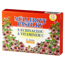 Dr. Müller Müllerove pastilky® s echinaceou a vitamínom C (imunita)