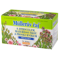 Dr. Müller Müllerův čaj® s jitrocelem, mateřídouškou a proskurníkem (průdušky)