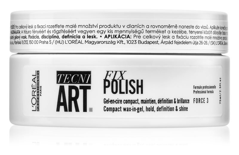 L’Oréal Professionnel Tecni.Art Fix Polish gelový vosk 75 ml