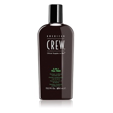 American Crew 3in1 Tea Tree šampon, kondicionér a sprchový gel 250ml