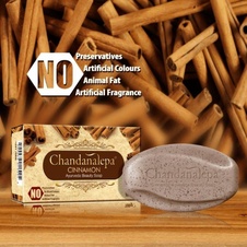 Chandanalepa skořicové mýdlo proti tmavým skvrnám na pokožce 100 g - chandanalepa-skoricove-mydlo-cinnamon