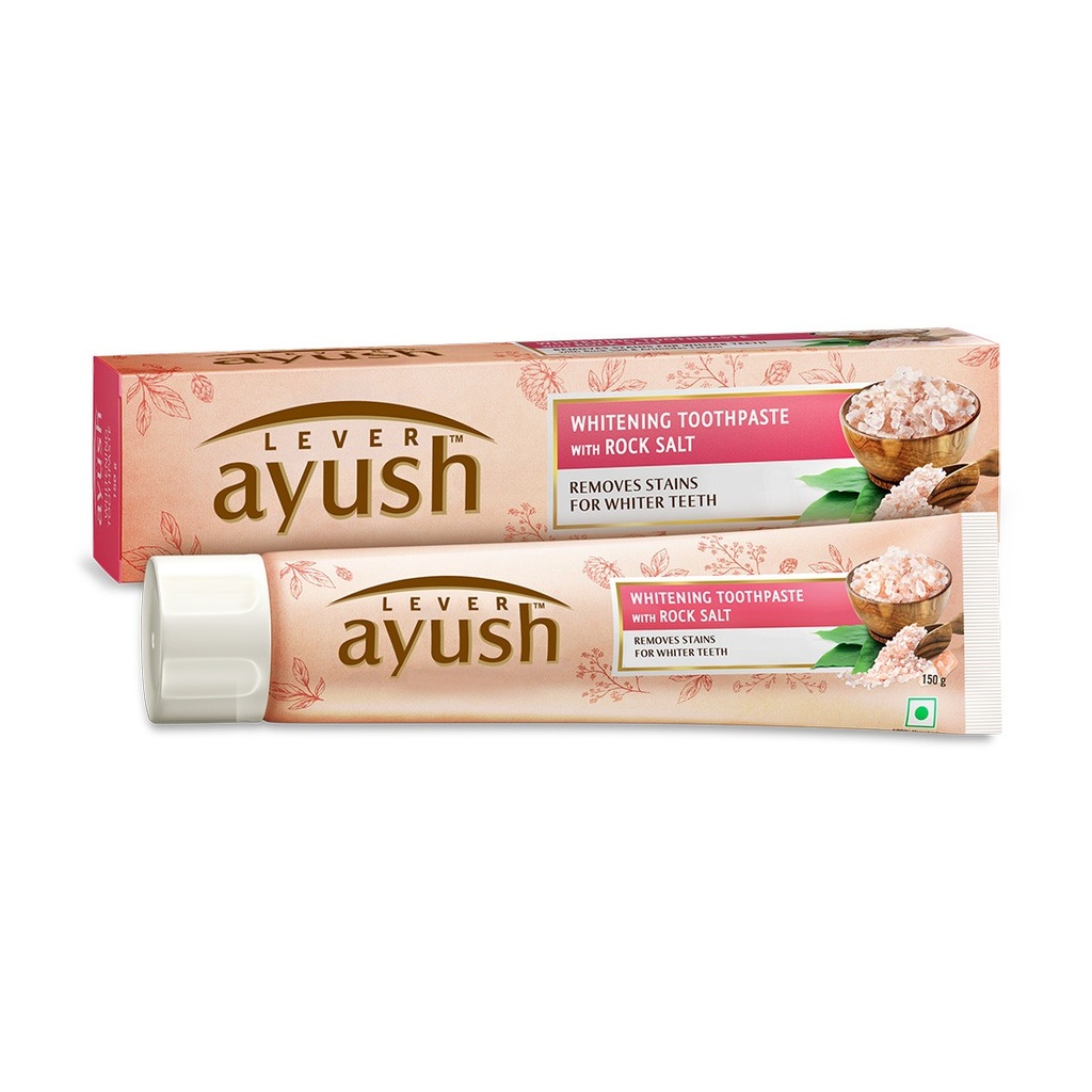 Lever Ayush toothpaste whitening with mountain salt 120g