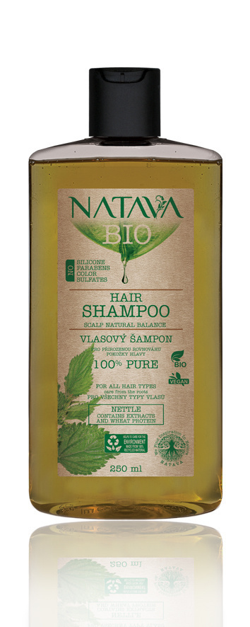 NATAVA Kopřivový šampon proti lupům